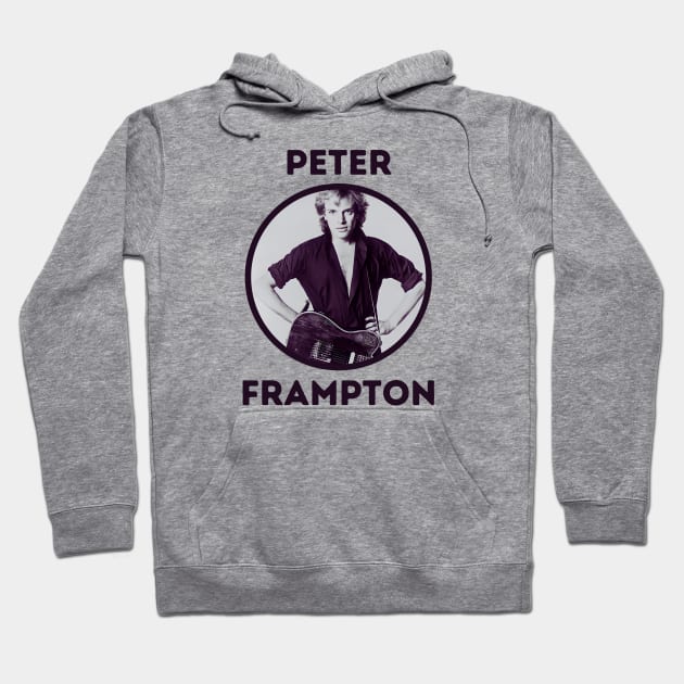 peter frampton ll burgundy Hoodie by claudia awes